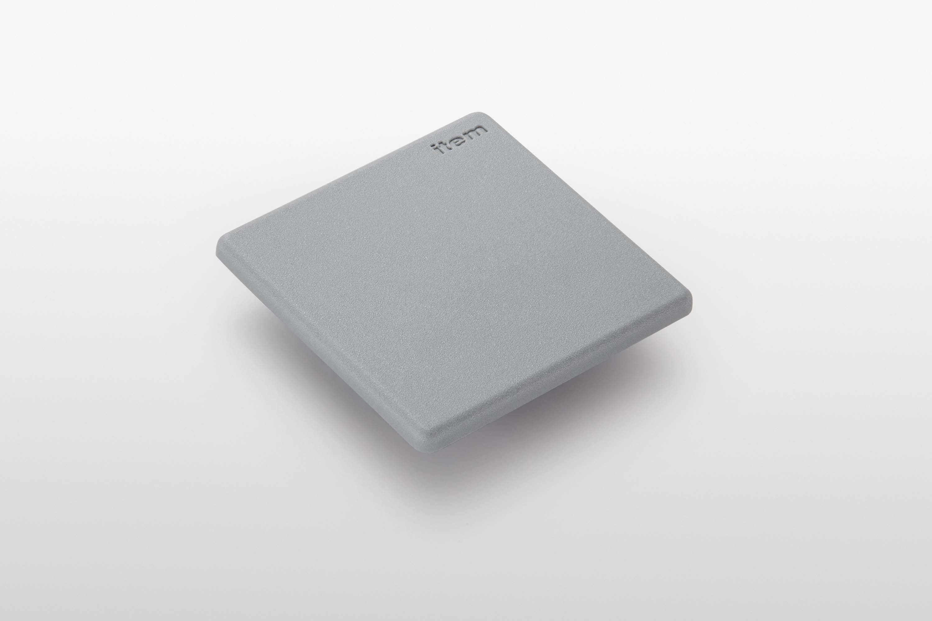 item Abdeckkappe 5 40x40, grau ähnlich RAL 7042, Liefereinheit: 1 Stück-1