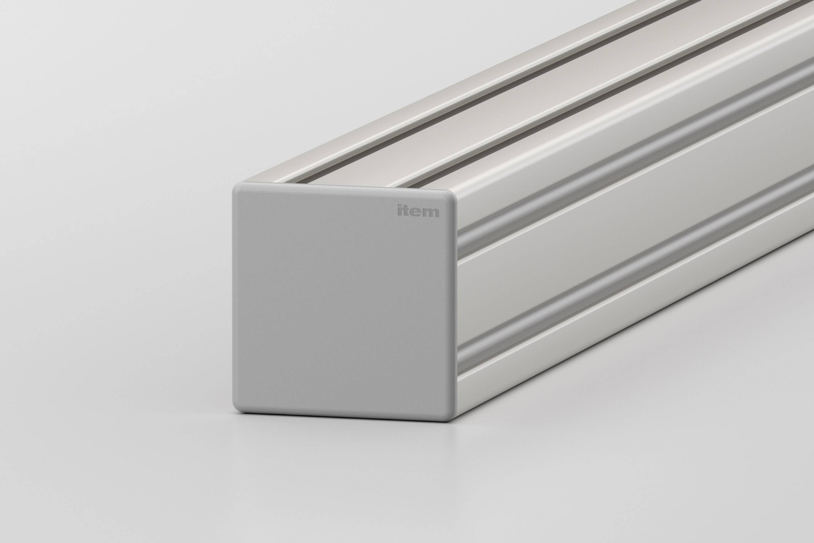 item Abdeckkappe 5 40x40, grau ähnlich RAL 7042, Liefereinheit: 1 Stück-2