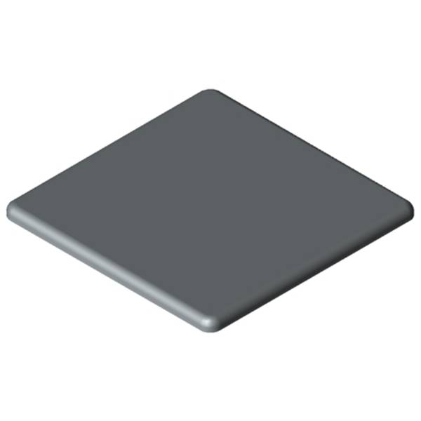 item Abdeckkappe 8 80x80, grau ähnlich RAL 7042, Liefereinheit: 1 Stück