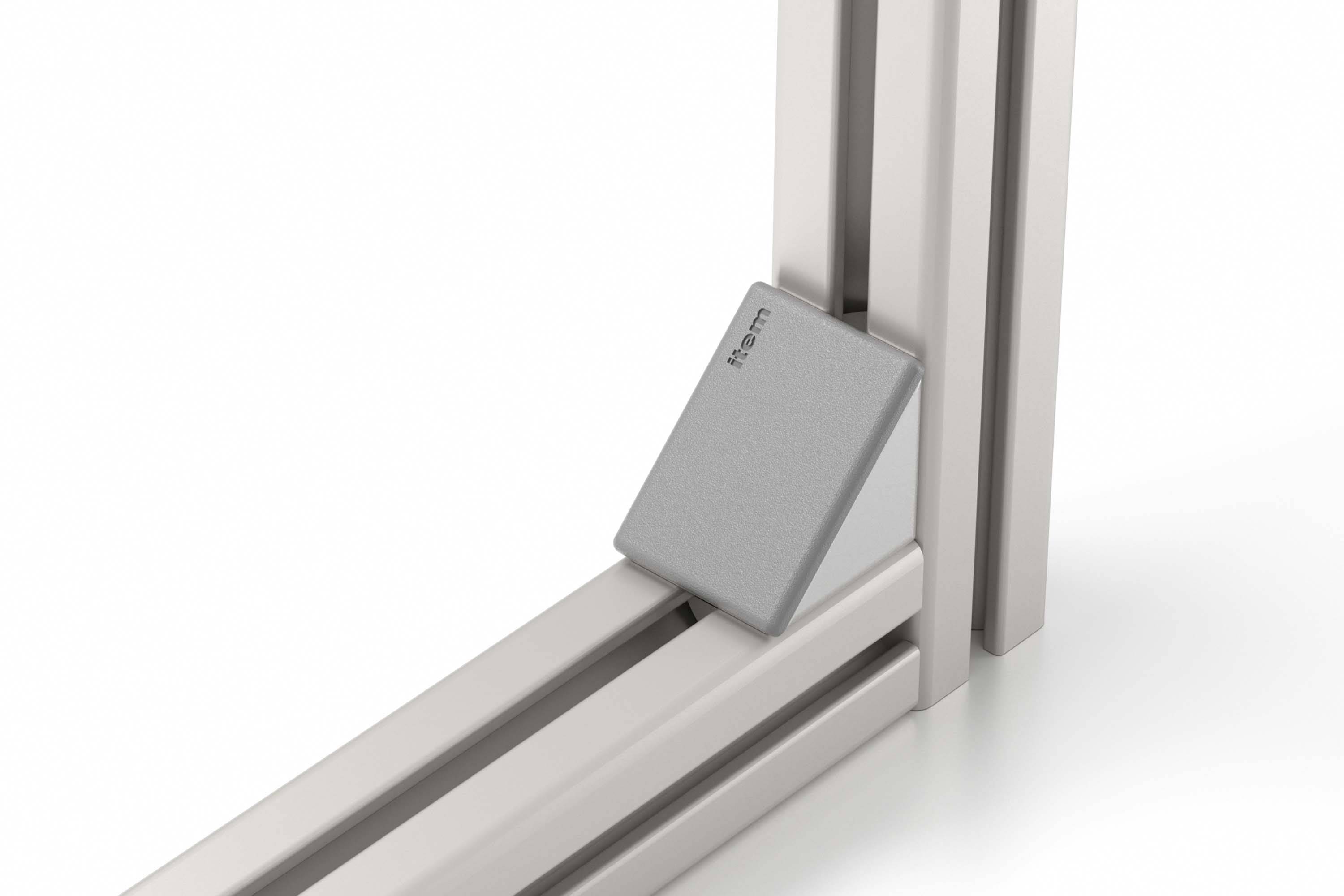 item Winkelsatz 8 40x40 mit grauer Abdeckkappe, Liefereinheit: 1 Satz-3