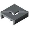 item Universal-Halter D30, grau ähnlich RAL 7042, Liefereinheit: 1 Stück