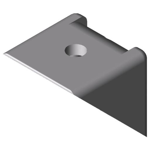 item Winkel 8 40x40 Zn, weißaluminium ähnlich RAL 9006, Liefereinheit: 1 Stück-0
