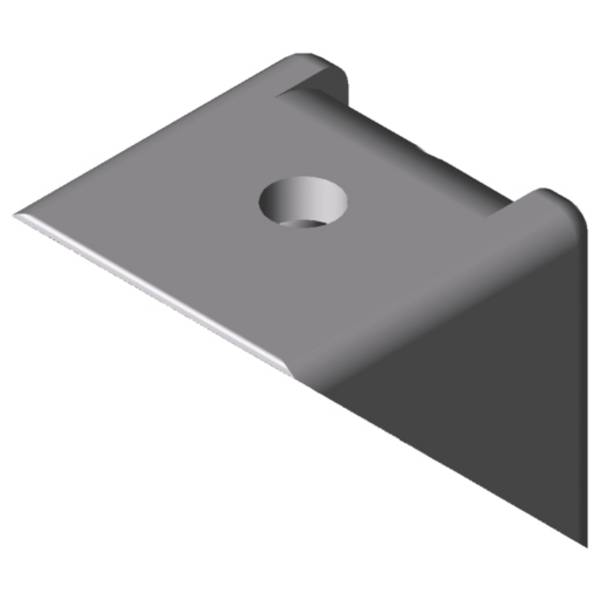 item Winkel 8 40x40 Zn, weißaluminium ähnlich RAL 9006, Liefereinheit: 1 Stück