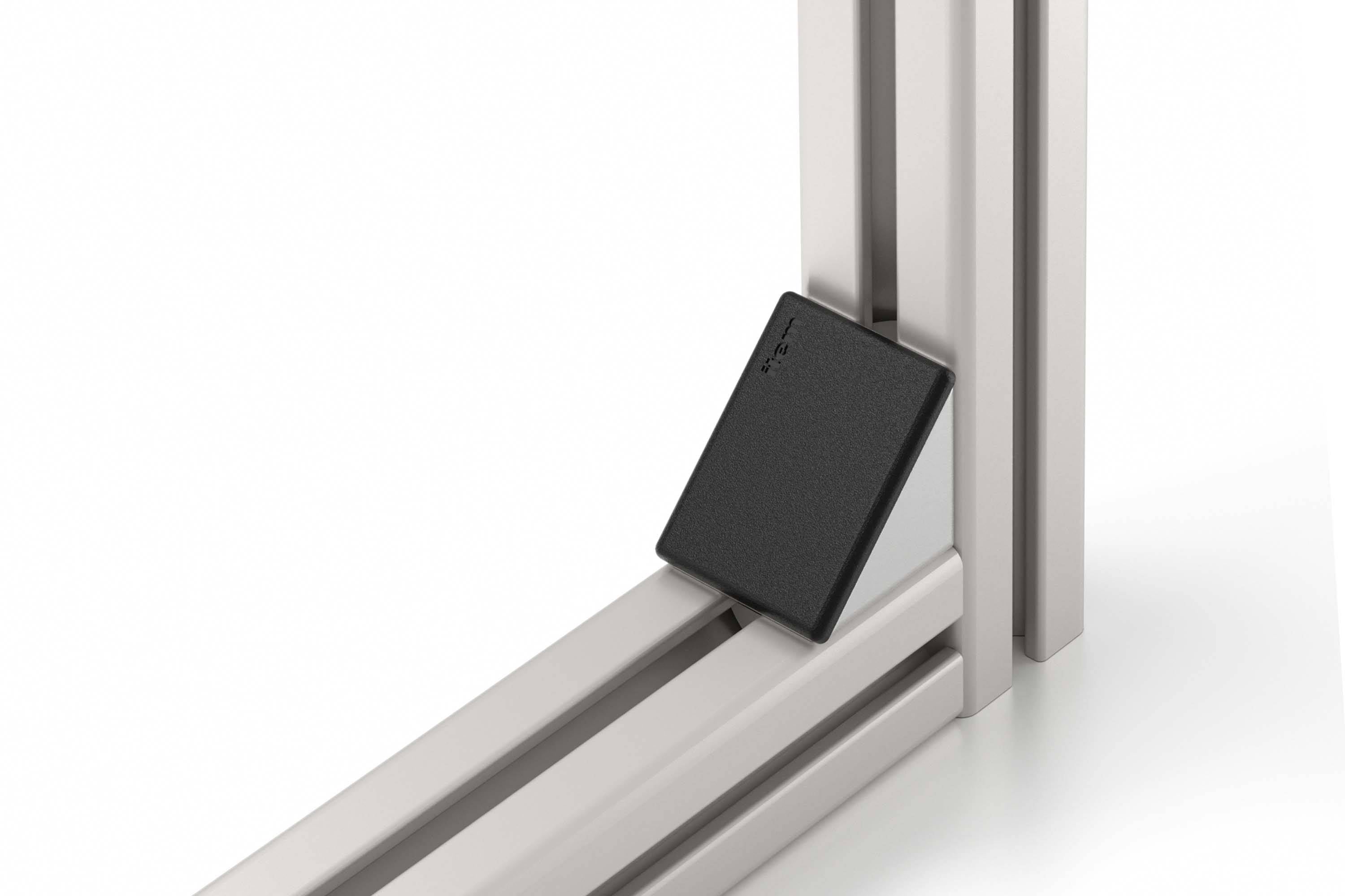 item Winkelsatz 8 40x40 mit schwarzer Abdeckkappe, Liefereinheit: 1 Satz-3