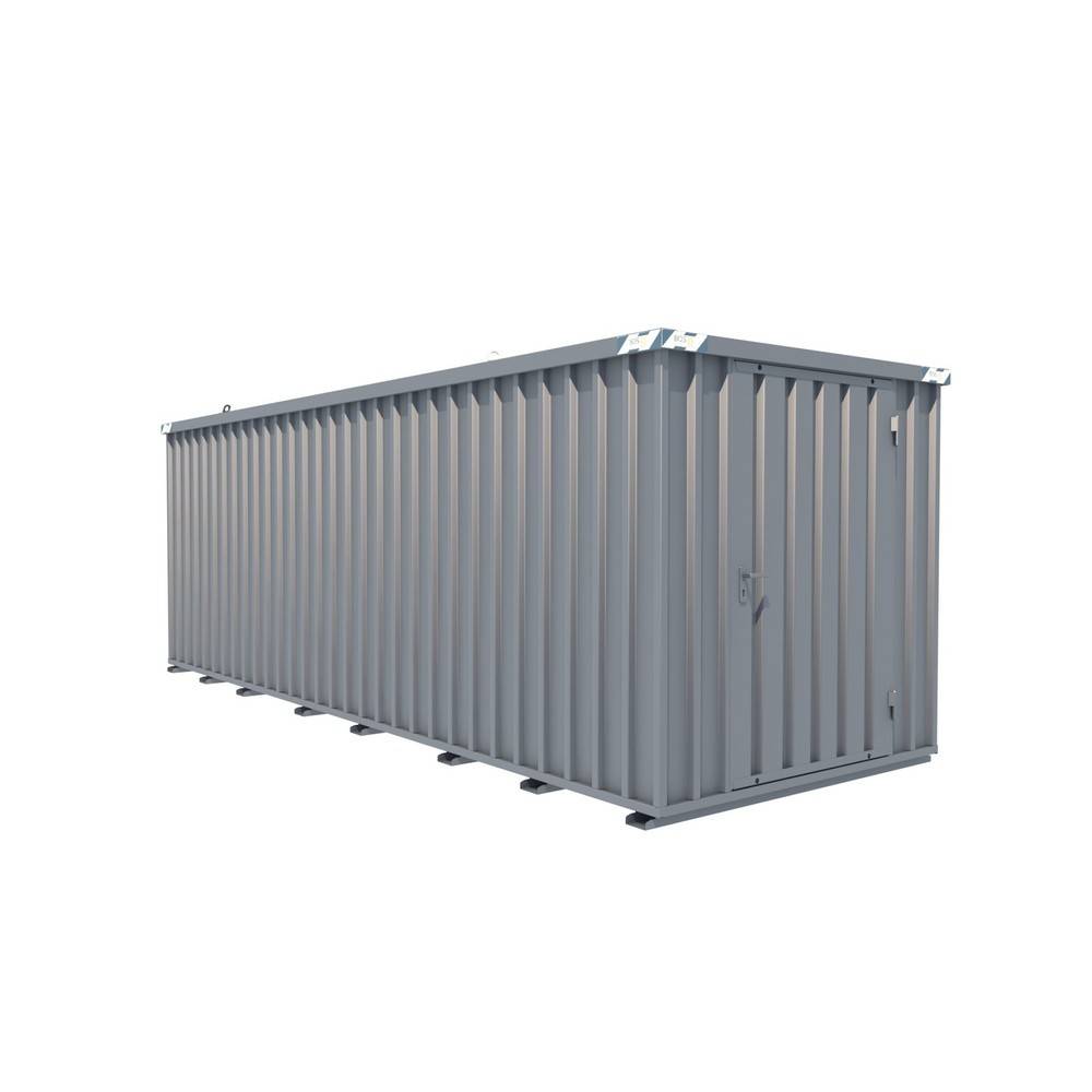 BOS® Schnellbaucontainer, HxBxT 2.100 x 2.100 x 6.100 mm, Tür stirnsei-0