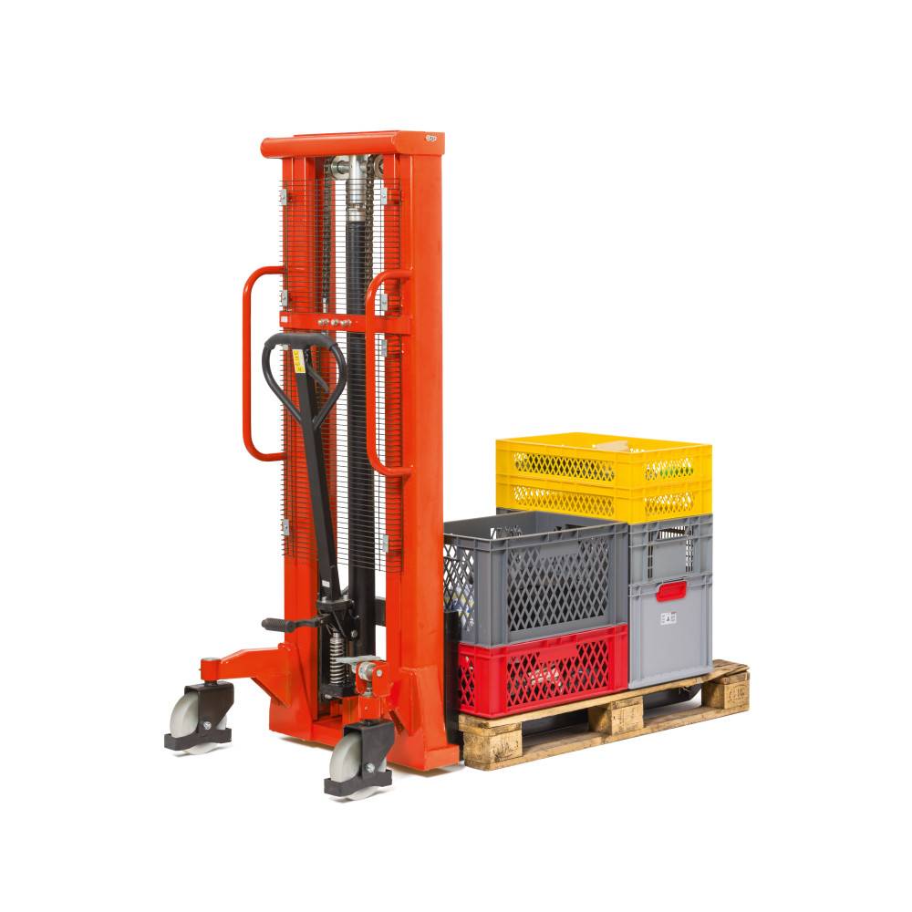 Hydraulik-Stapler BASIC PSM 1.0 mit Zweifach-Teleskop-Hubgerüst-4