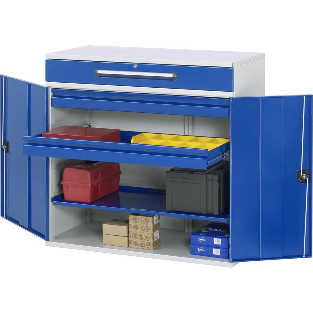 RAU Pultschrank, HxBxT 1.060 x 1.100 x 520 mm, Schubladen 2 x 80, 1 x-0