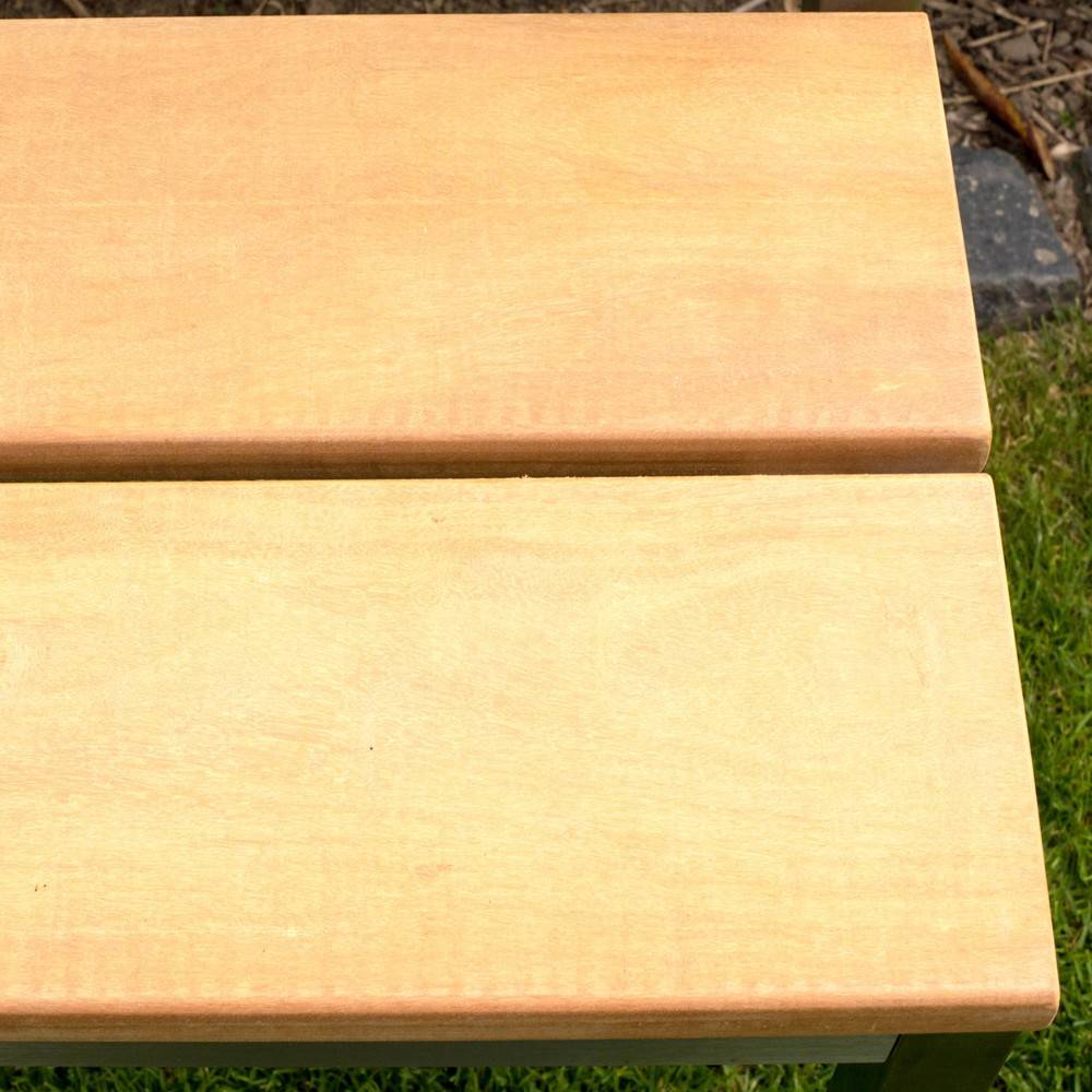 HEMMDAL Parkbank, 4-beinig, 2 Sitzleisten, Länge 1.000 mm-3