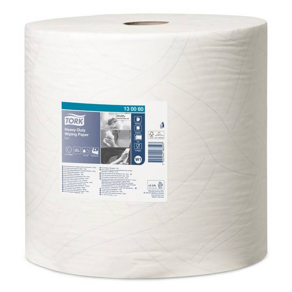 TORK® Wischtücher Extra Stark, HxB 340 x 370 mm, 1 Rolle, weiß
