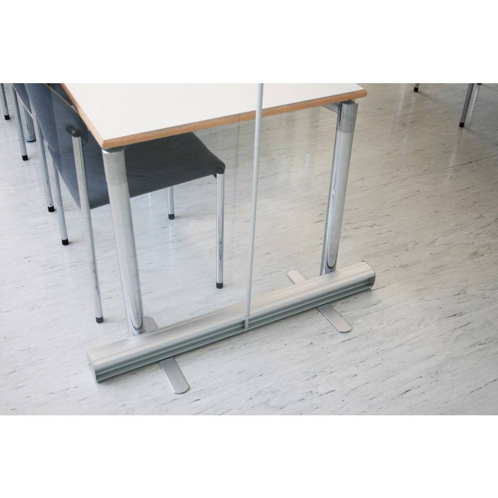 Hygiene-Schutzwand Roll-Up, glasklare u. reißfeste PET-Folie-2