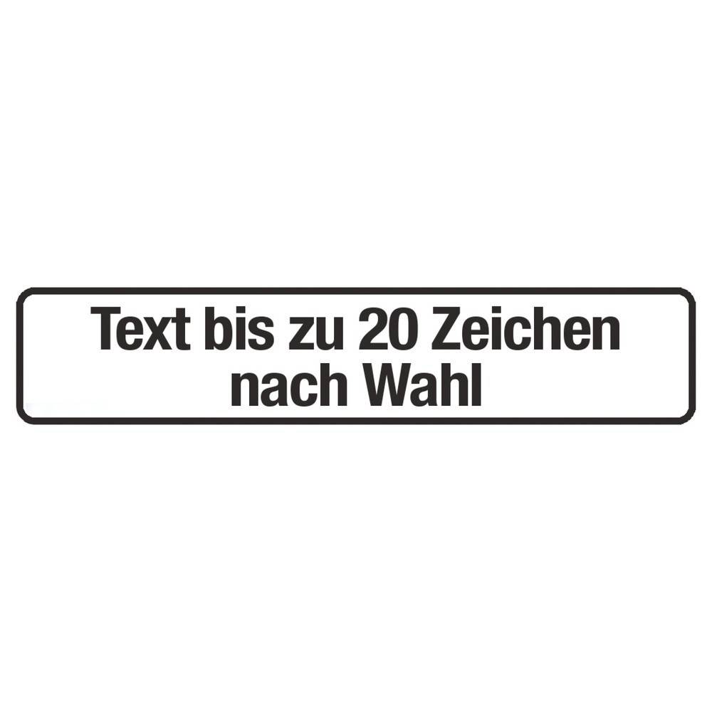 SafetyMarking® Schild, Text nach Wunsch, bis zu 20 Zeichen, HxB 110 x-0