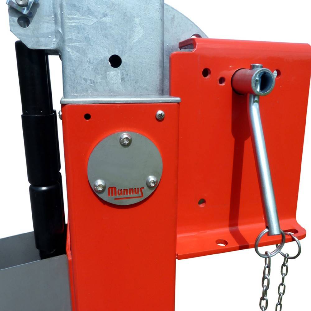 Mannus Hubschranke Premium, mit Pendelstütze, Sperrweite 4 m-3