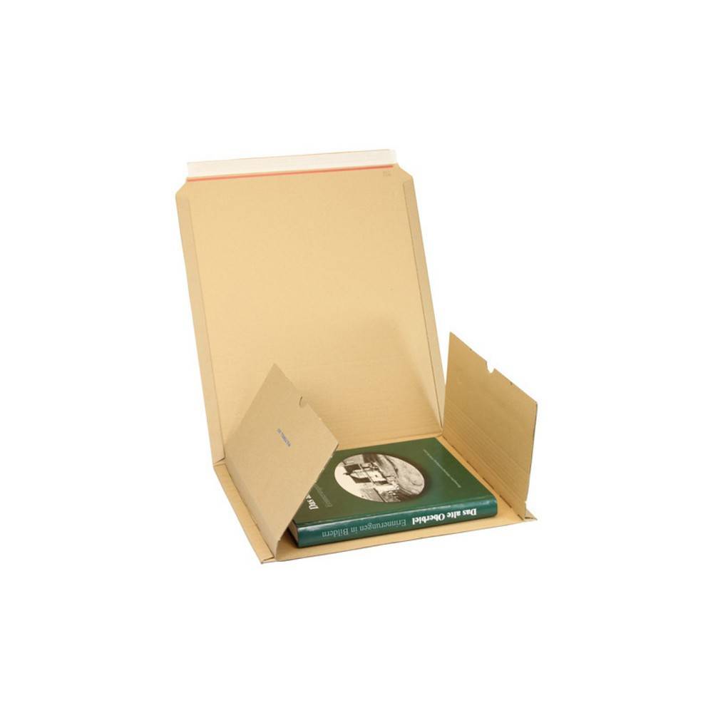 Medienkarton Wellpappe braun einwellig L370xB290xH20-75mm f.B4-1