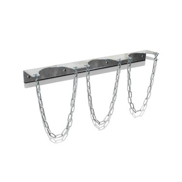 Bauer® Wandhalterung für 3 Gasflaschen à Ø 140 mm