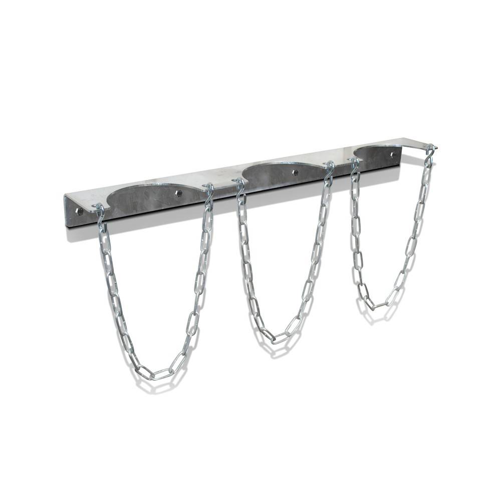 Bauer® Wandhalterung für 3 Gasflaschen à Ø 140 mm-0
