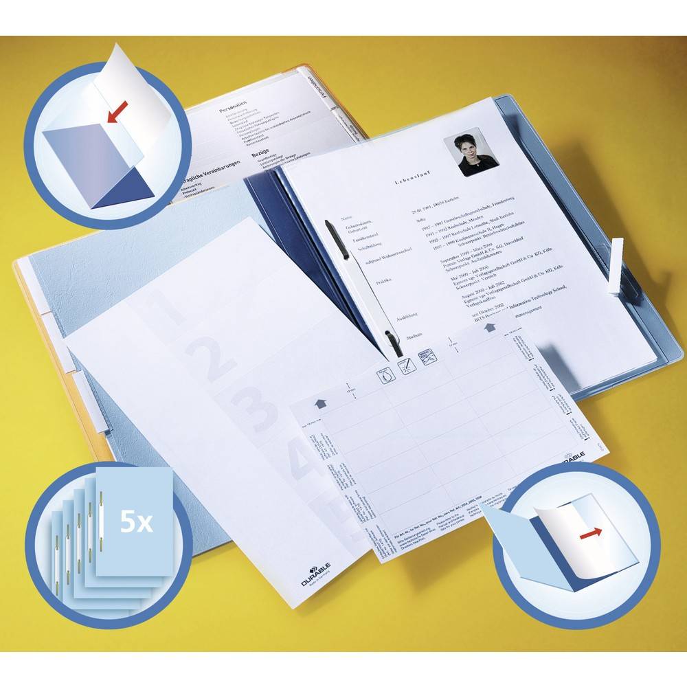DURABLE Personalhefter 15 Stück-3