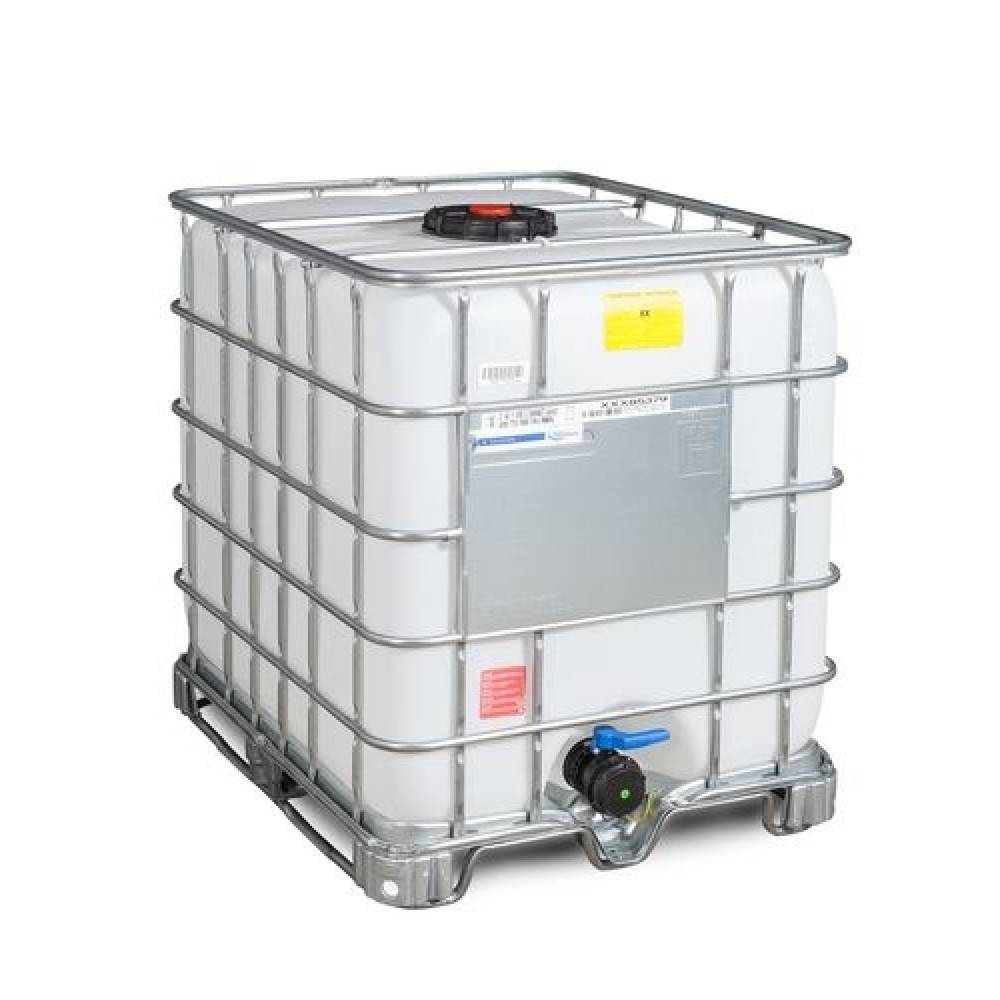IBC, Gefahrgut- und Ex-Ausführung, Stahlkufen, 1.000 l, Öffnung NW225-0