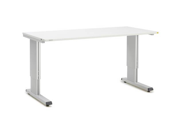 Treston Arbeitstisch WB818 ESD, Höhe manuell einstellbar von 700-1100 mm, BxT 1800x800 mm, ESD