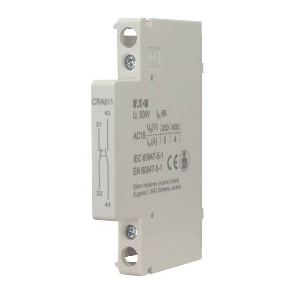 Eaton Hilfsschalter, 6A, 1S+1Ö CRA611