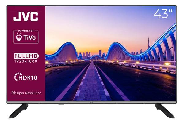 JVC LT-43VF7555 Fernseher 43 Zoll Smart TV powered by TiVo Full HD HDR TV Triple-Tuner LED TV (2026)