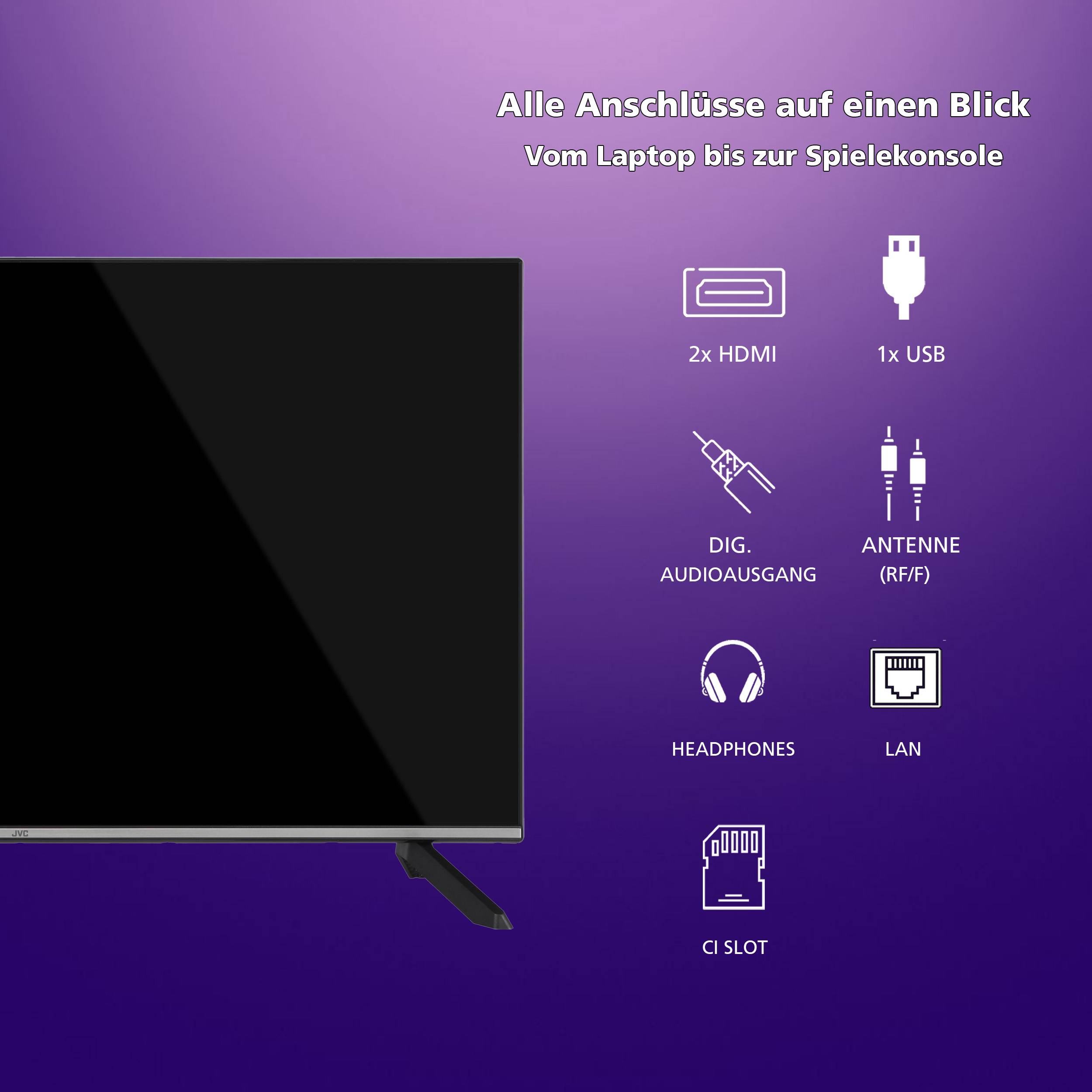 JVC LT-43VF7555 Fernseher 43 Zoll Smart TV powered by TiVo Full HD HDR TV Triple-Tuner LED TV (2026)-3