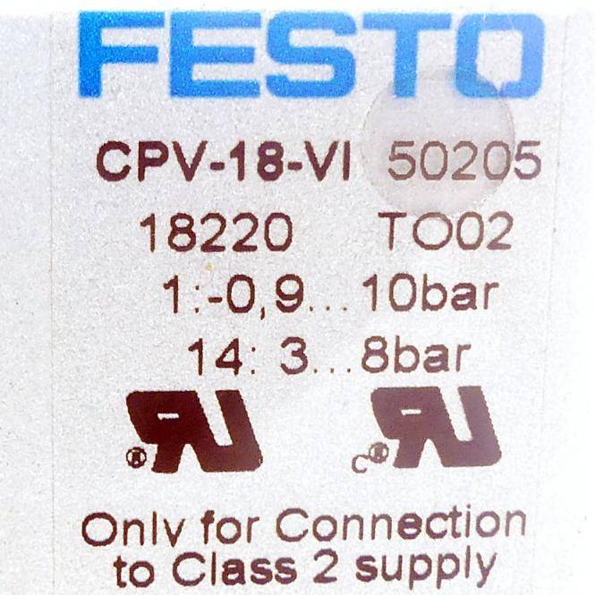 FESTO Ventilinseln ENDPLATTE CPV18-EPL-G 163198 (CPV18-EPL-G )-1
