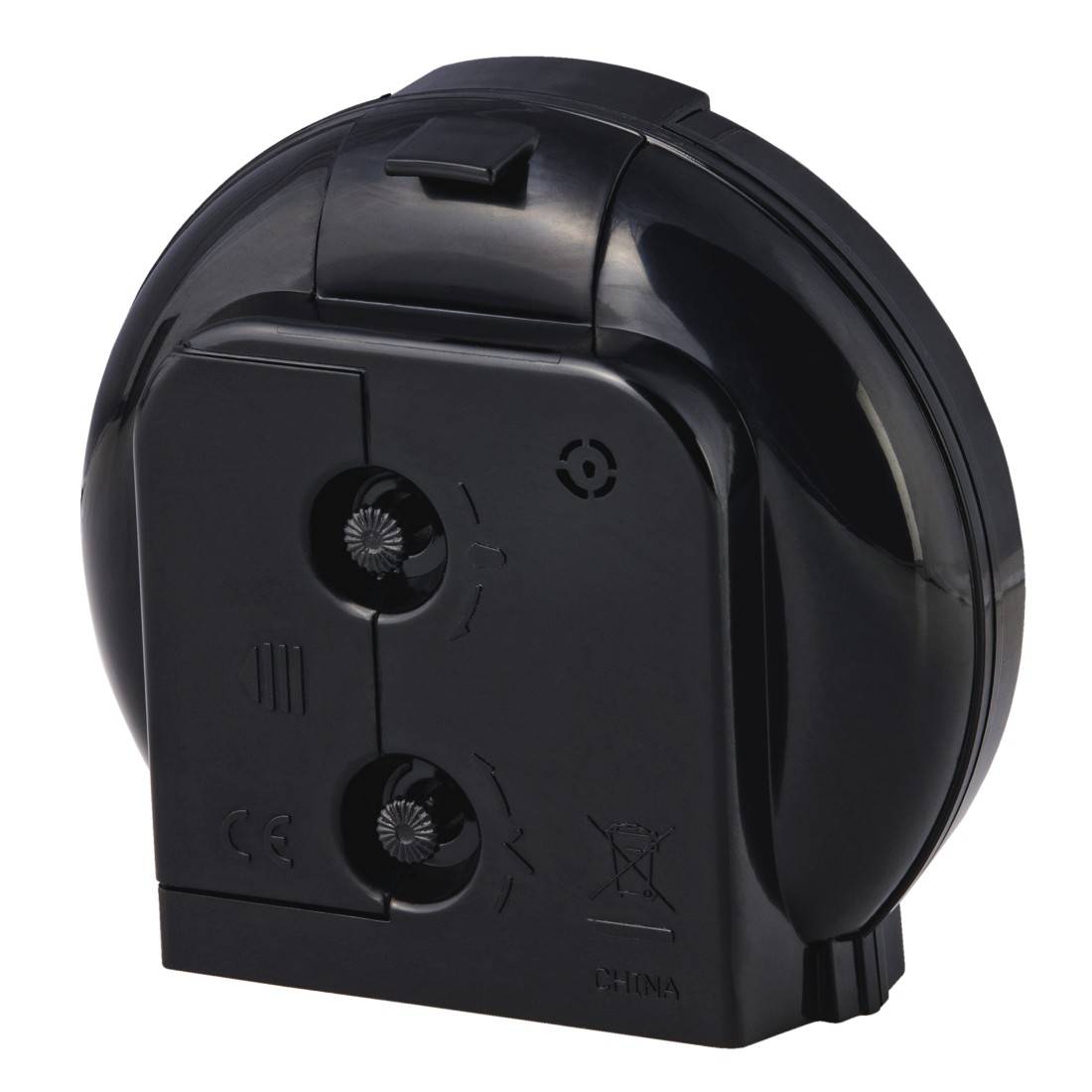 hama 00186335 Wecker "Classic", ohne Ticken, Schwarz/Weiß-3