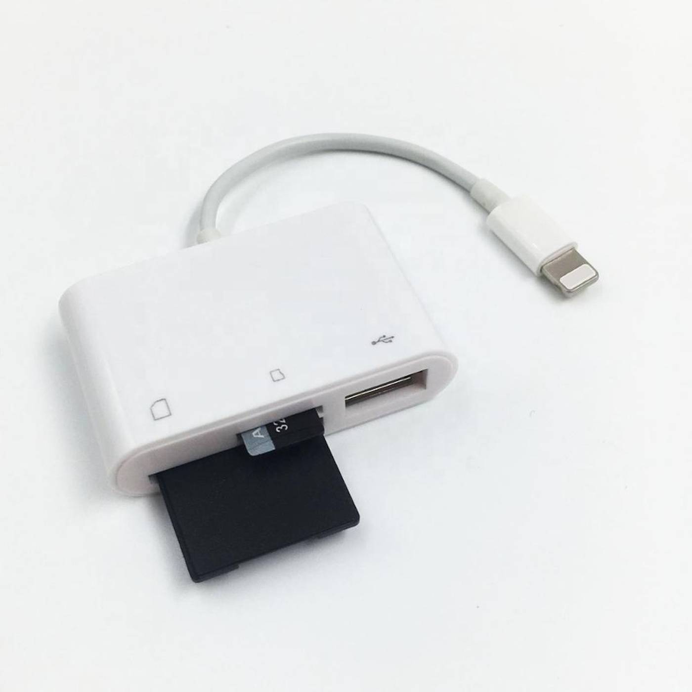 Lightning auf SD-, Mikro-SD und USB-A Buchse-2