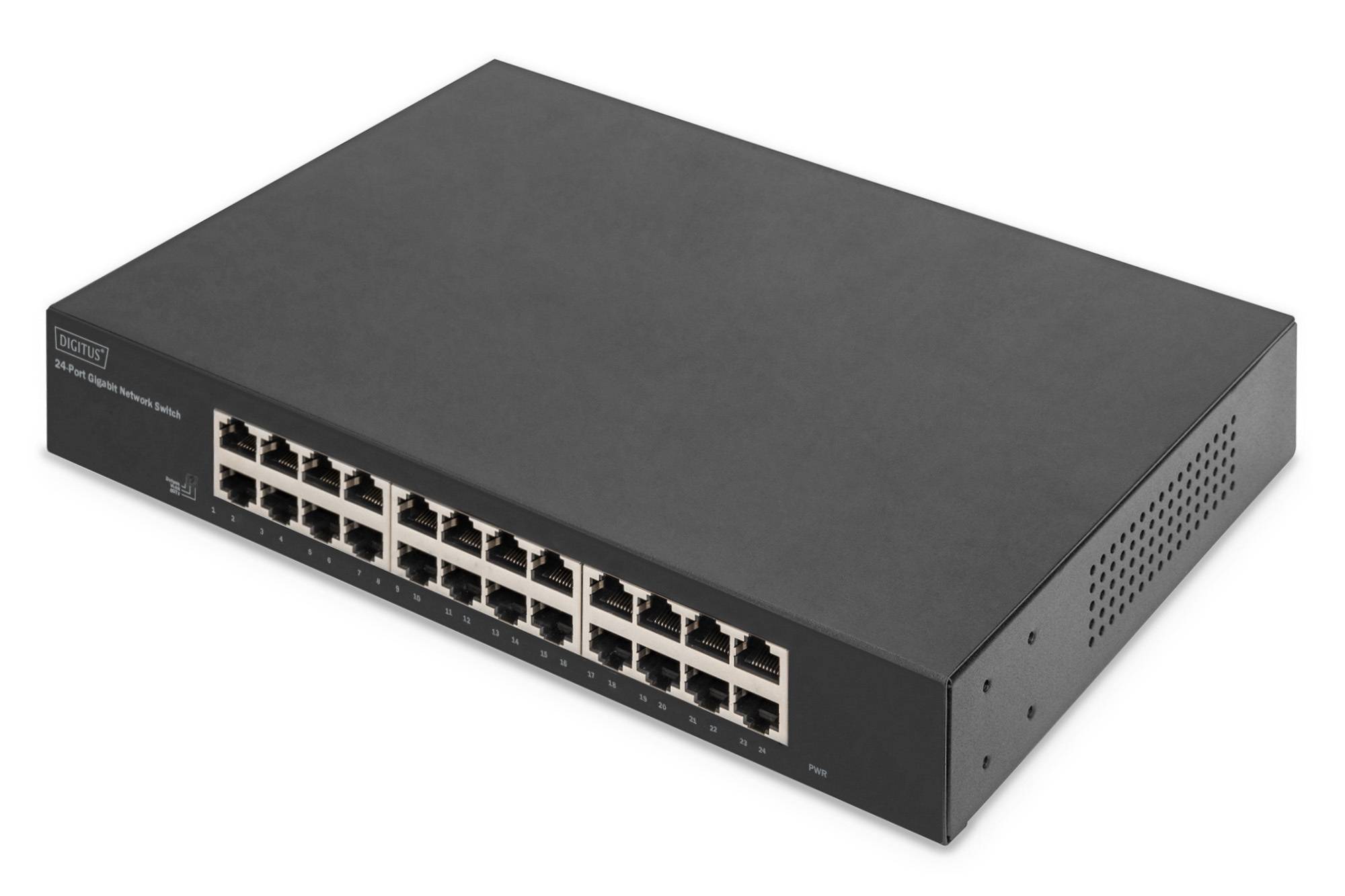 DIGITUS 24-Port Gigabit Switch, 19 Zoll, Unmanaged-0