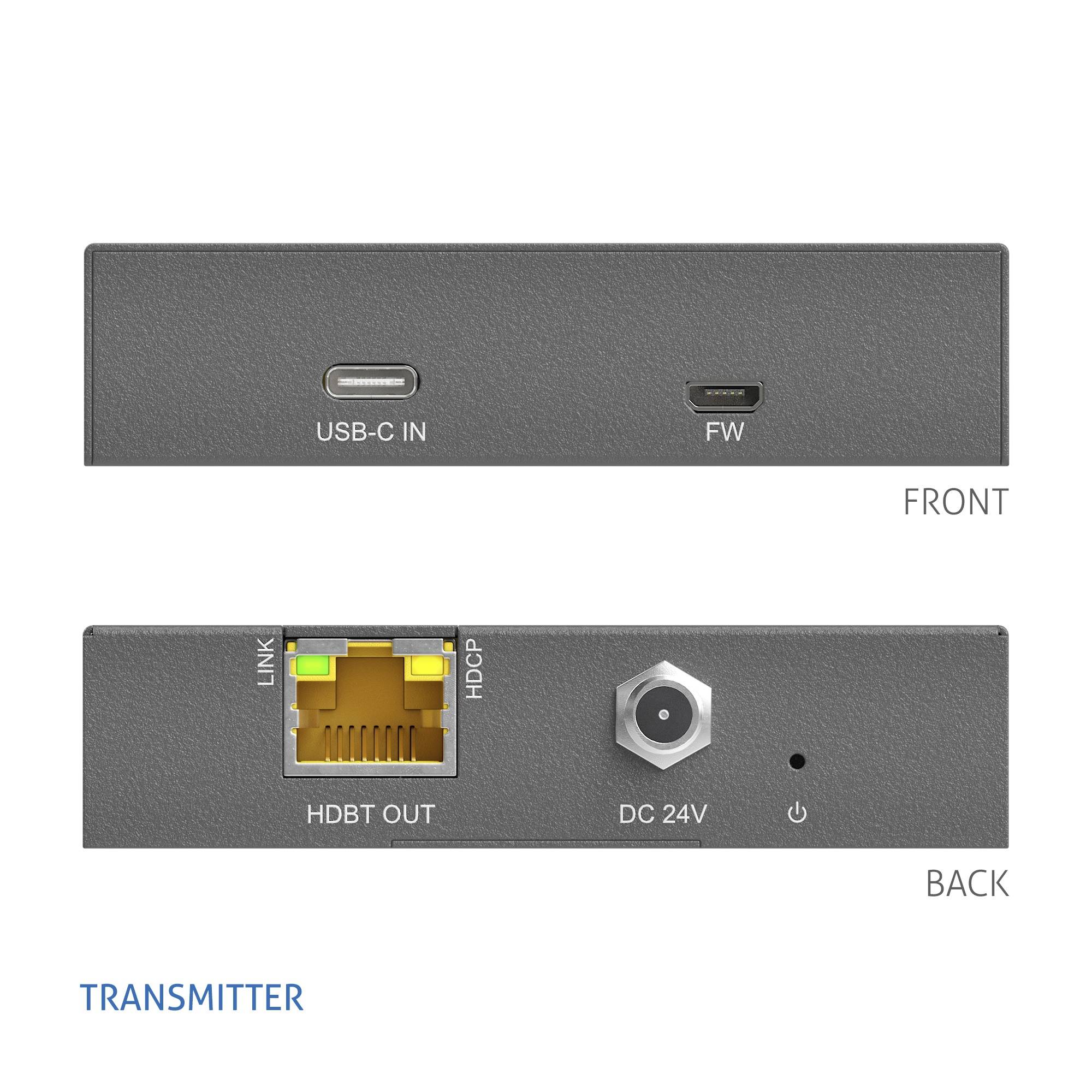 HDBaseT 3.0 USB-C Transmitter - USB-C Video und Daten-3