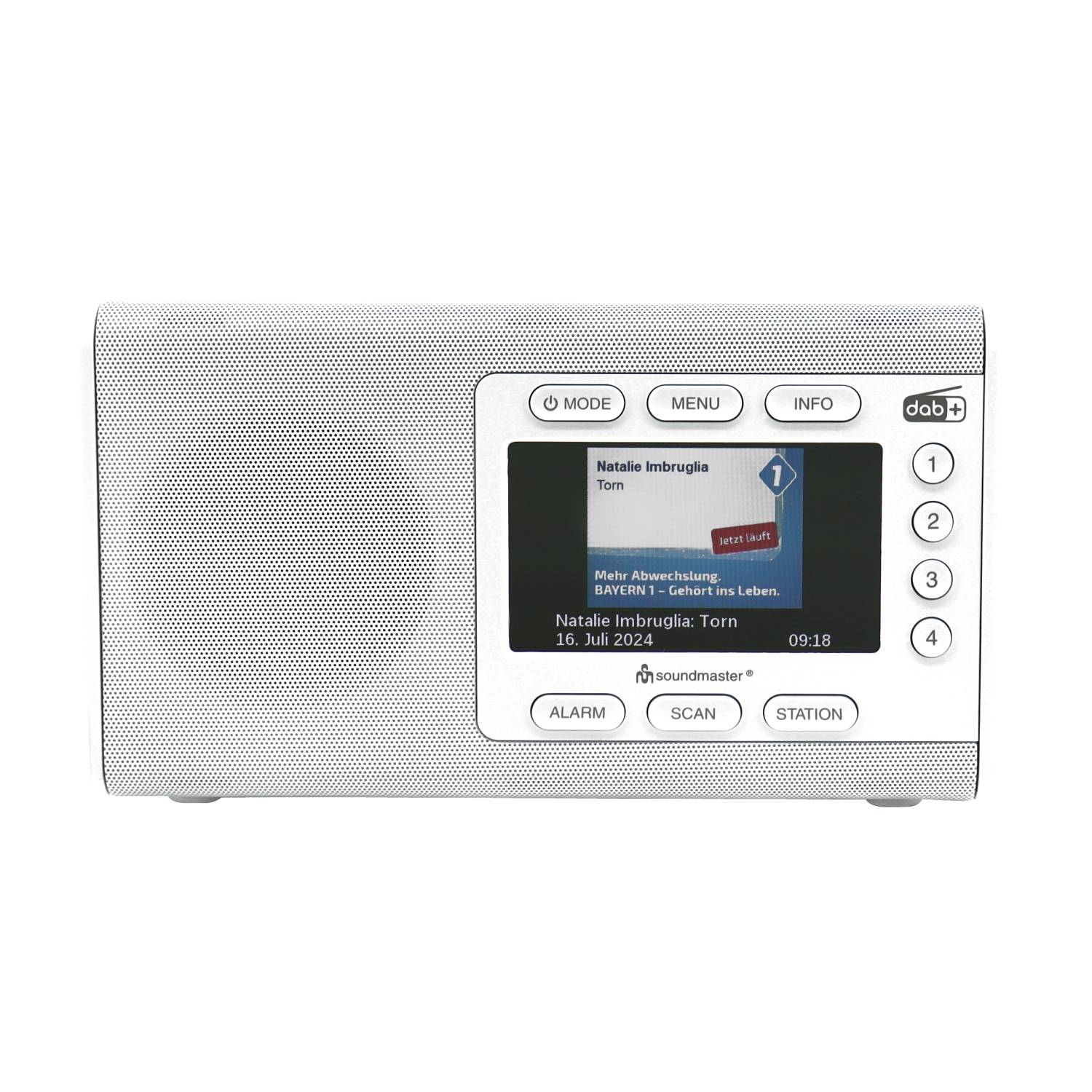 Soundmast. DAB+Radio BT,4,3Z Farbdisplay DAB900WE ws-1