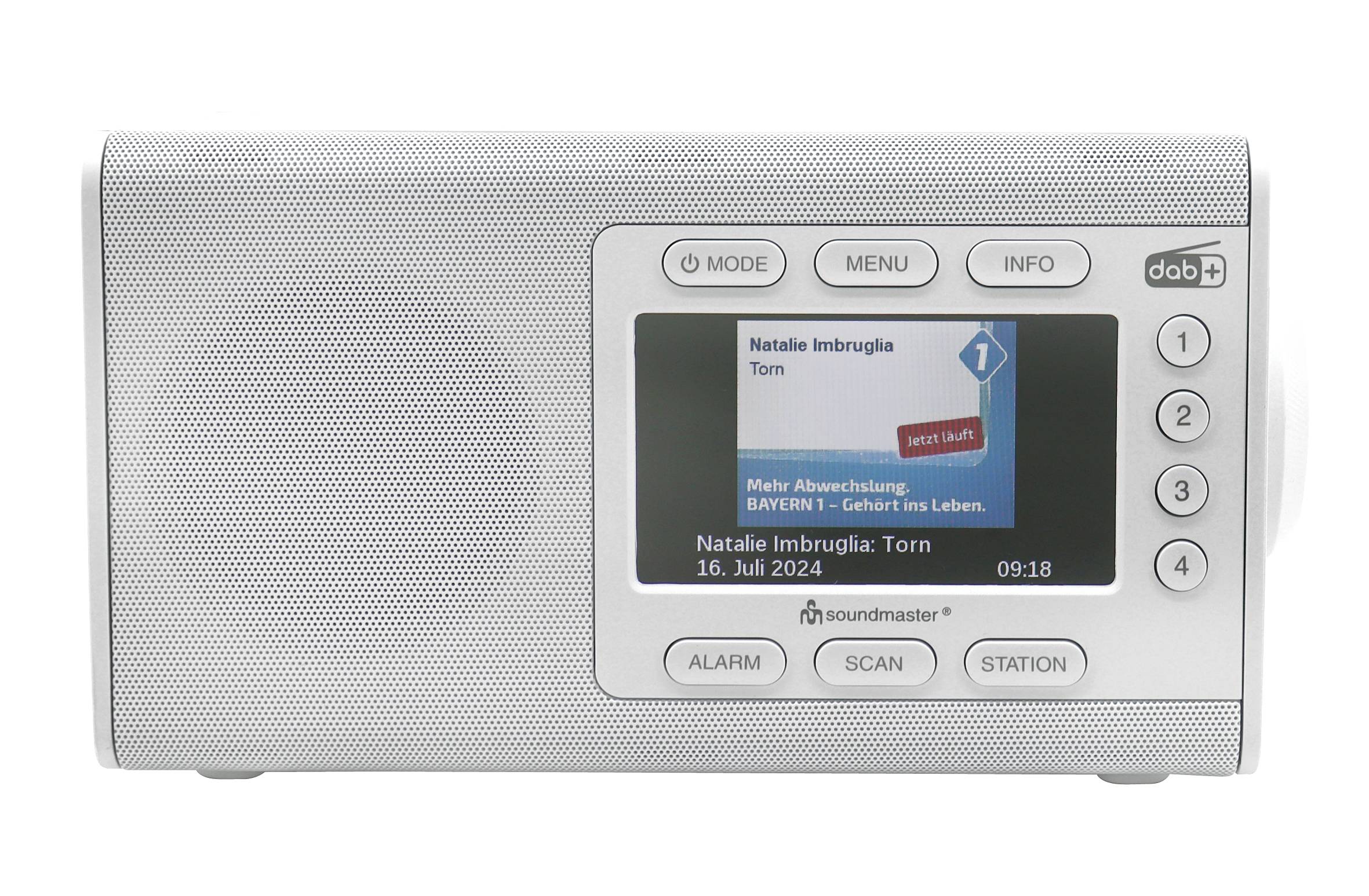 Soundmast. DAB+Radio BT,4,3Z Farbdisplay DAB900WE ws-3