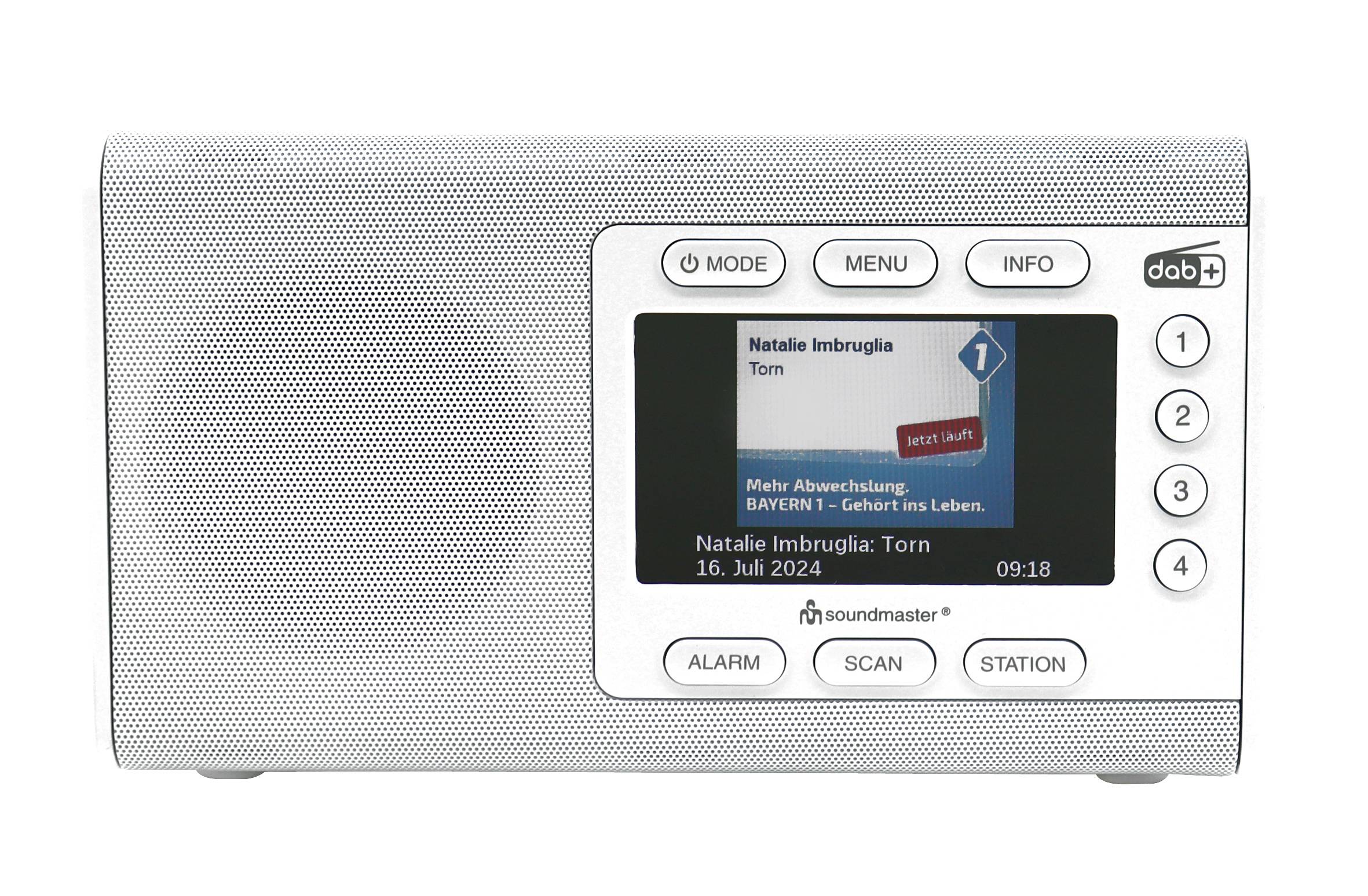 Soundmast. DAB+Radio BT,4,3Z Farbdisplay DAB900WE ws-4