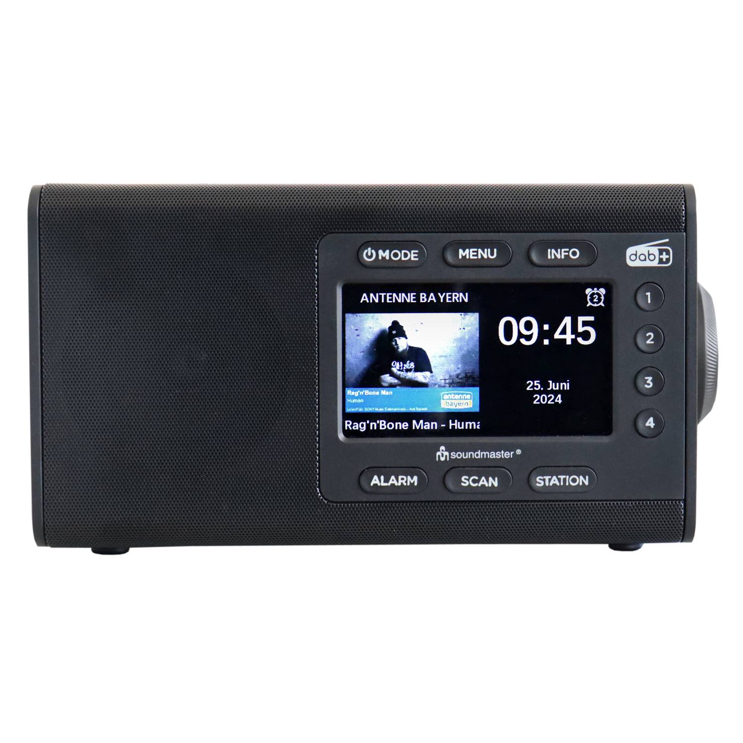 Soundmast. DAB+Radio BT,4,3Z Farbdisplay DAB900SW sw-1