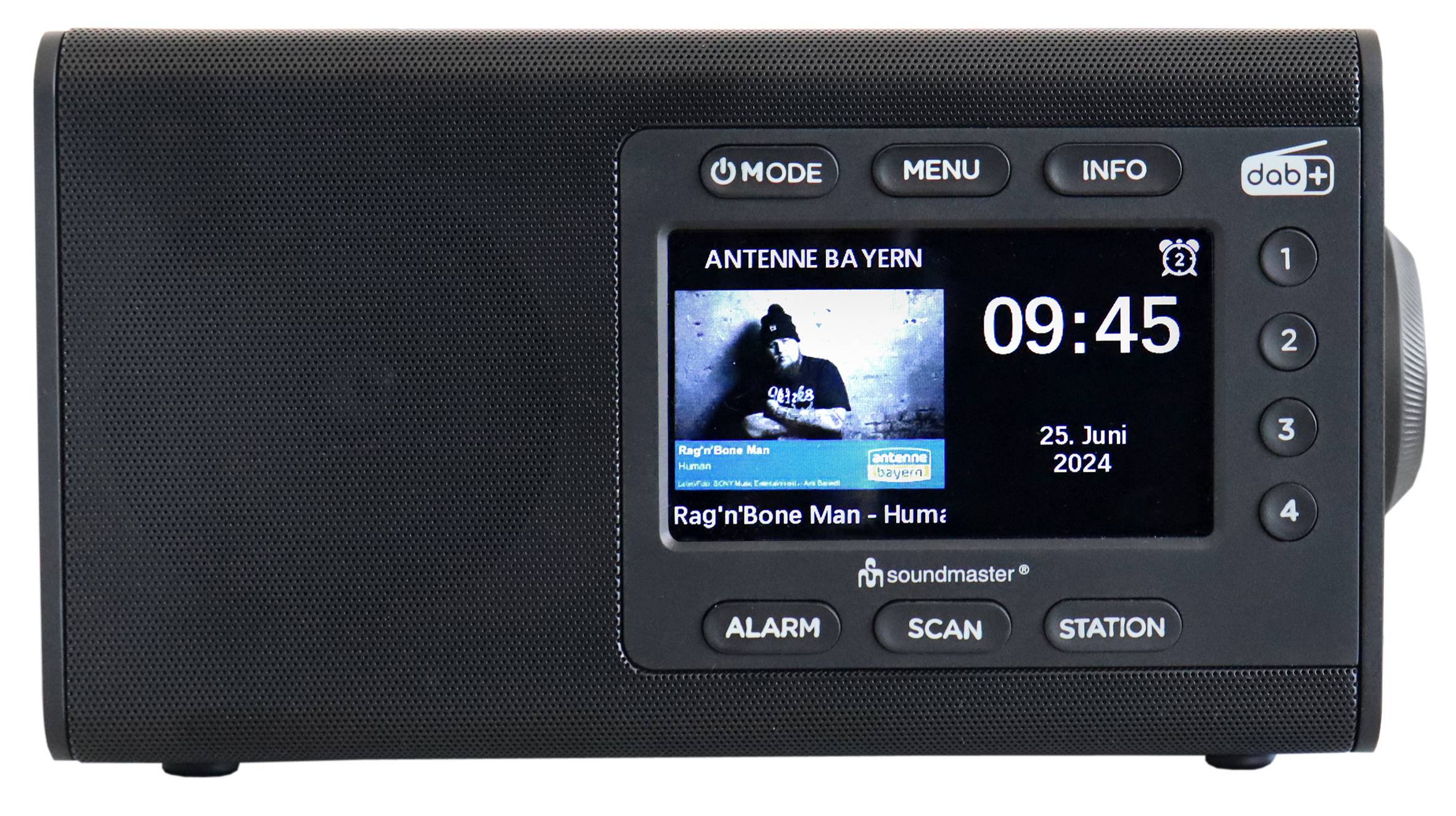 Soundmast. DAB+Radio BT,4,3Z Farbdisplay DAB900SW sw-4