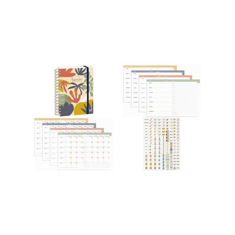 QUO VADIS Agenda perpétuel Eterny, 150 x 210 mm, assorti-0