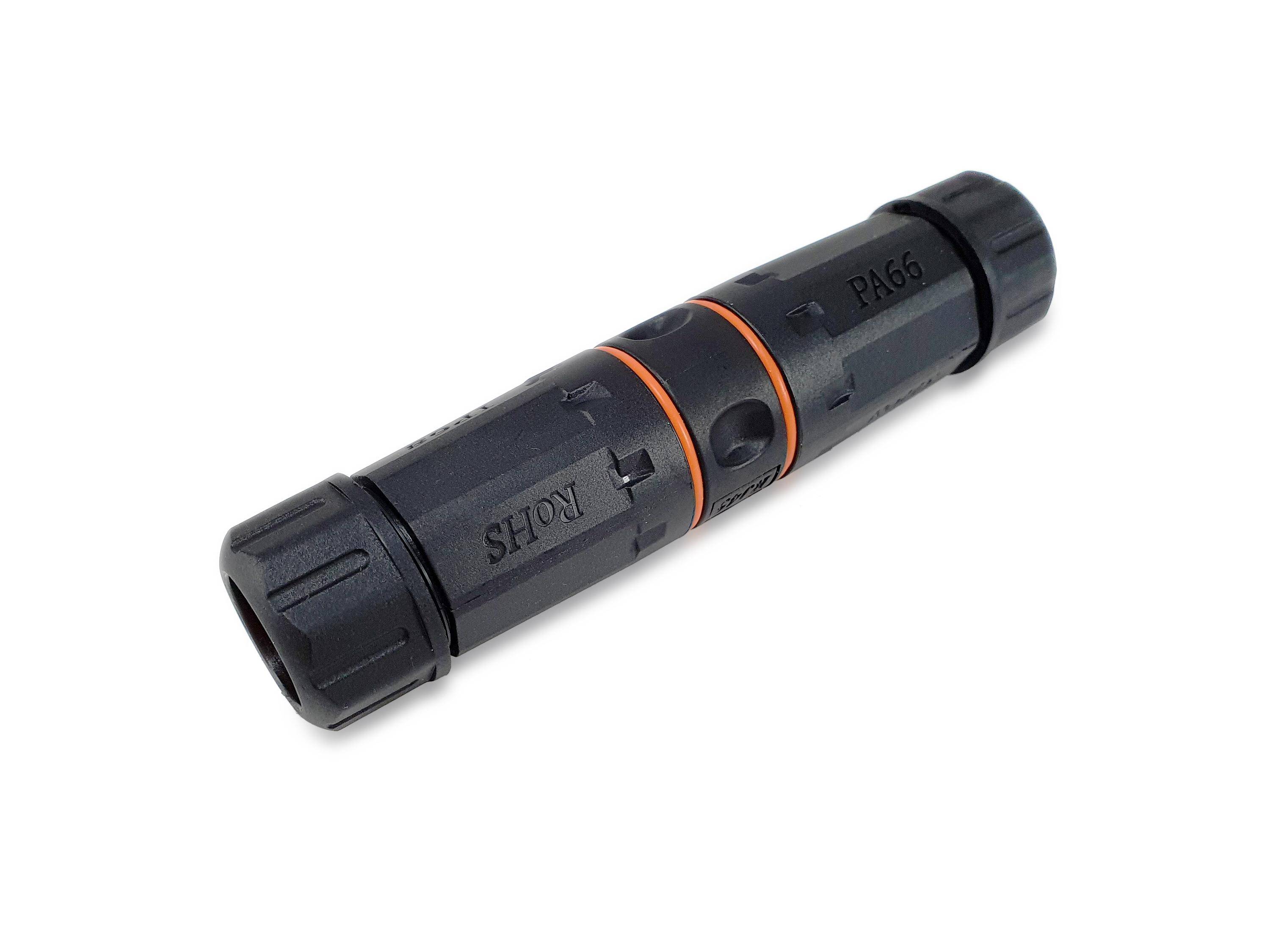 Equip Cat.6 Outdoor RJ45 Inline-Koppler - RJ-45 - RJ-45 - Schwarz - Orange - Kab-0