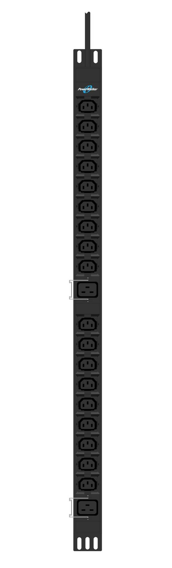 PowerWalker PDU PHB10 18xC13 2xC19 - (Offline-) USV - Rack-Modul