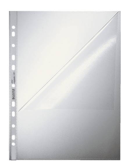 Esselte Leitz Premium - Oben und seitlich geöffnete Klarsichthülle - für A4 (210 x 297 mm)-3
