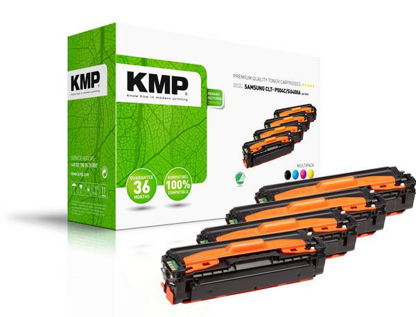 KMP Toner Kombi-Pack ersetzt Samsung K504 CLTK504SELS C504 - Kompatibel - Tonereinheit