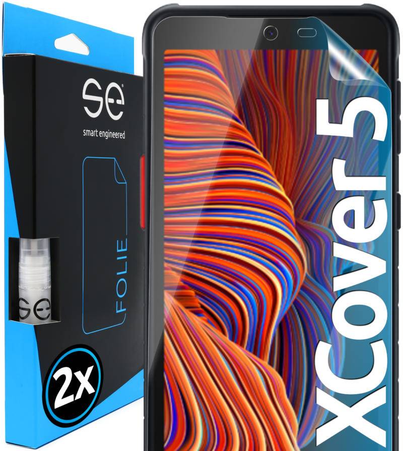 smart.engineered 2x3D Screen Protector for Samsung Galaxy Xcover 5 transparent -