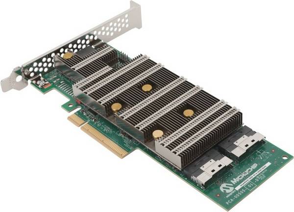 Microchip Technology SmartRAID 3258-16i/e, SAS-4, SATA, PCI Express x8, 0, 1, 5, 6, 10, 50, 60, 8000 MB, DDR4, 3200 MHz