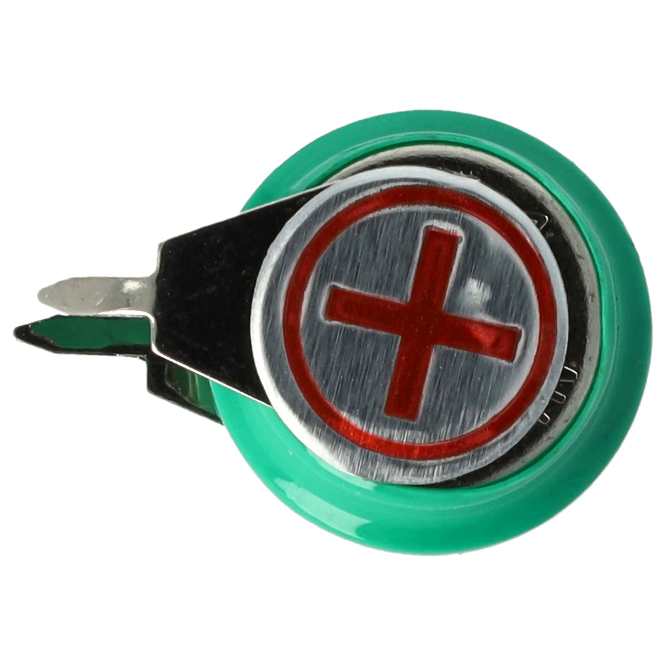 vhbw 100x NiMH Ersatz Knopfzellen-Akku Typ 1/V40H 2-Pins 40mAh 1,2V kompatibel mit Modellbau-Akkus, Solar-Leuchten uvm.-2