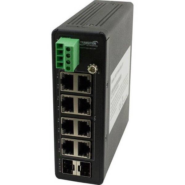 Lantronix, Inc. UNMANAGED HARDENED ETHERNET POE+ SISTP1040-382-LRT