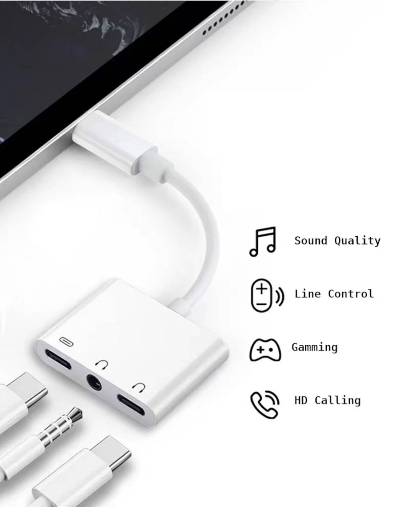3-in-1 USB-C Audio-Adapter-3