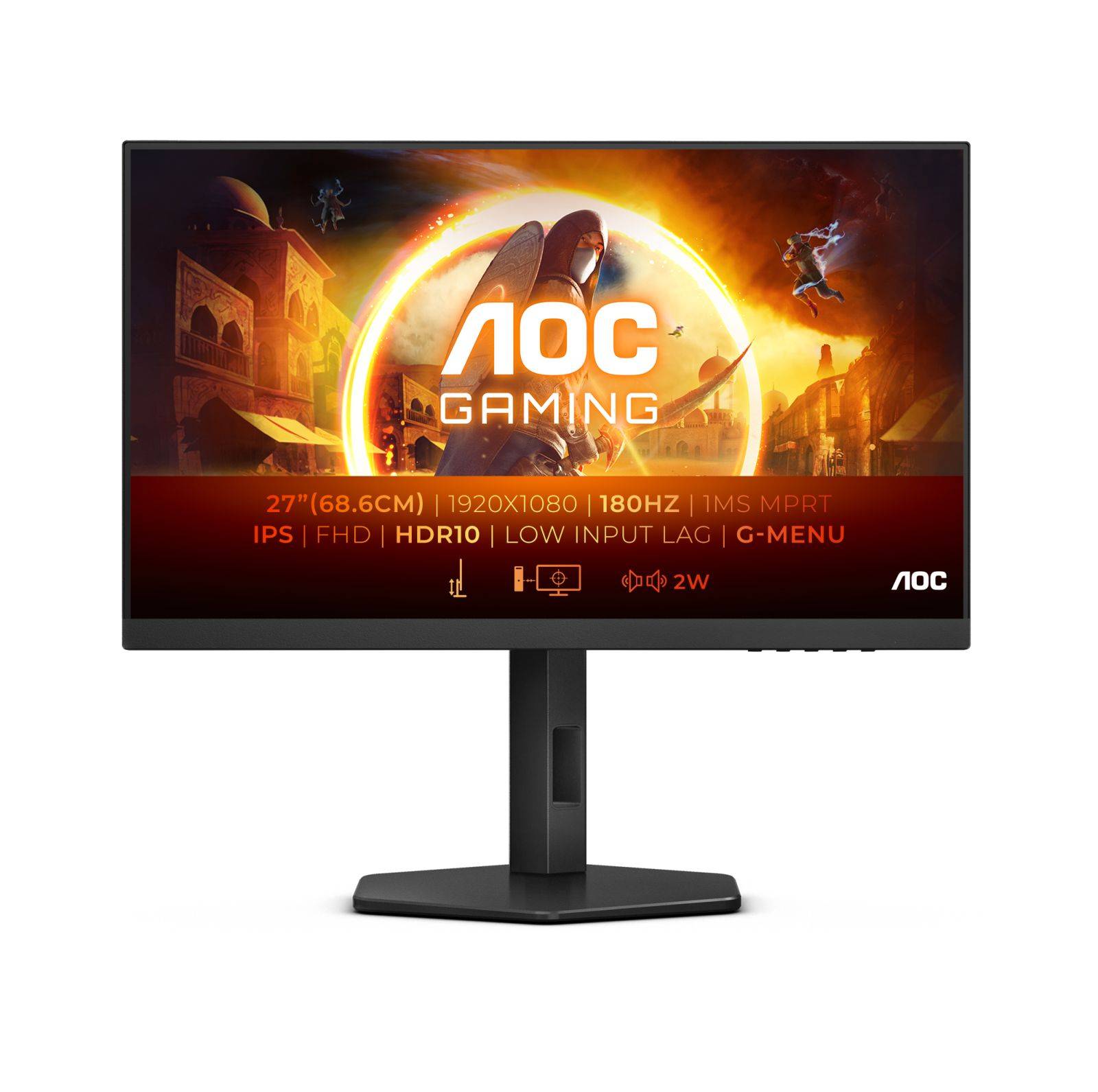 AOC LCD-Monitor 27G4 - 68.6 cm (27") - 1920 x 1080 Full HD-0