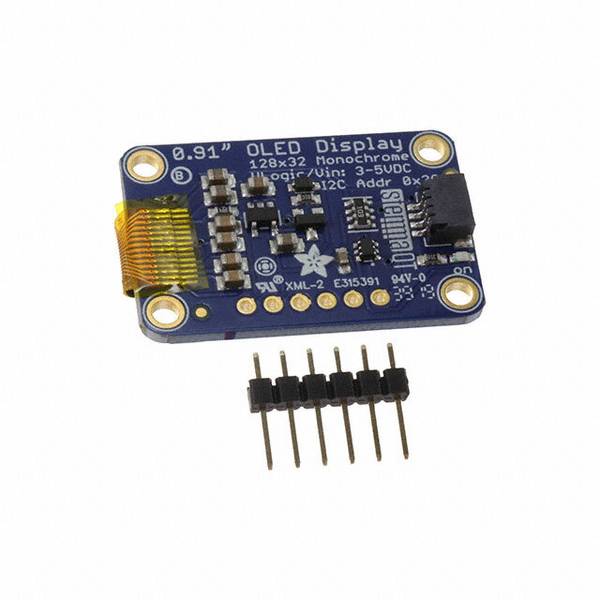 Adafruit SSD1306 OLED 0,91" Anzeige Qwiic, STEMMA QT Plattform-Evaluierung Erweiterungsboard 4440