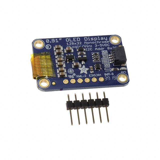 Adafruit SSD1306 OLED 0,91" Anzeige Qwiic, STEMMA QT Plattform-Evaluierung Erweiterungsboard 4440-0
