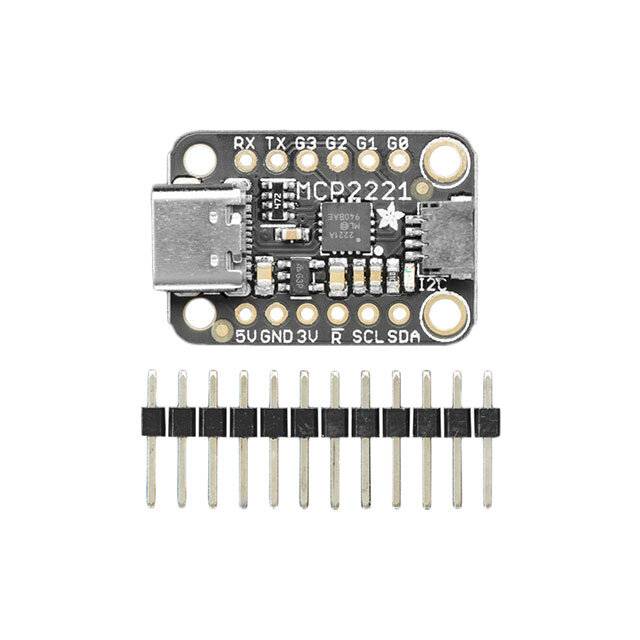 Adafruit MCP2221A USB zu GPIO Schnittstelle Qwiic, STEMMA QT Plattform-Evaluierung Erweiterungsbo-4