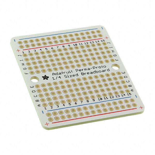 Adafruit Steckbrett, Mehrzweck Beschichtetes Durchgangsloch (PTH) 5-Loch-Pad (beidseitig) 589-5
